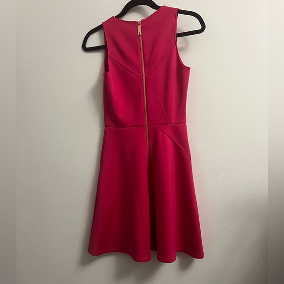 Ted Baker Mitton Sleeveless Fit & Flare Cocktail Dress - Pink- Size 4 - Picture 3 of 11